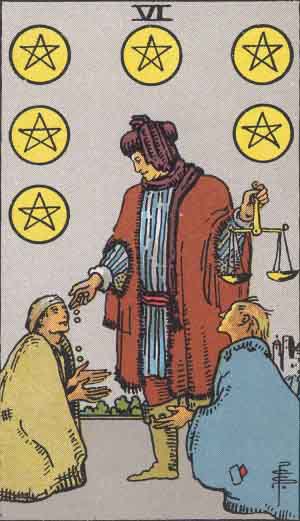 Six of Pentacles Six of Pentacles